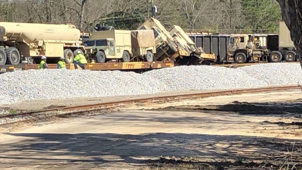 Train carrying military equipment derails in Flomaton WEAR