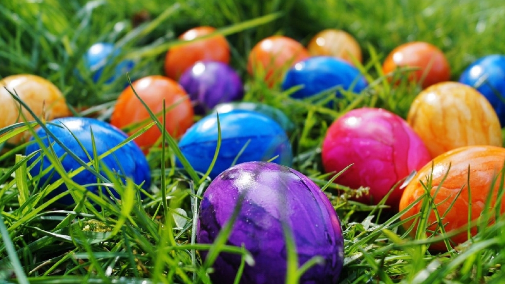 When are the Easter egg hunts in Eugene Springfield Coburg