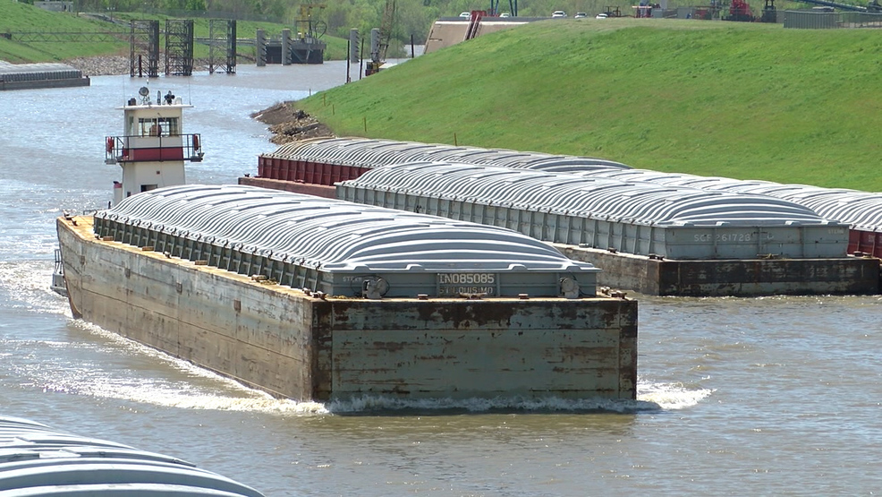 Corps of Engineers Barges that slammed into bers Falls dam still at