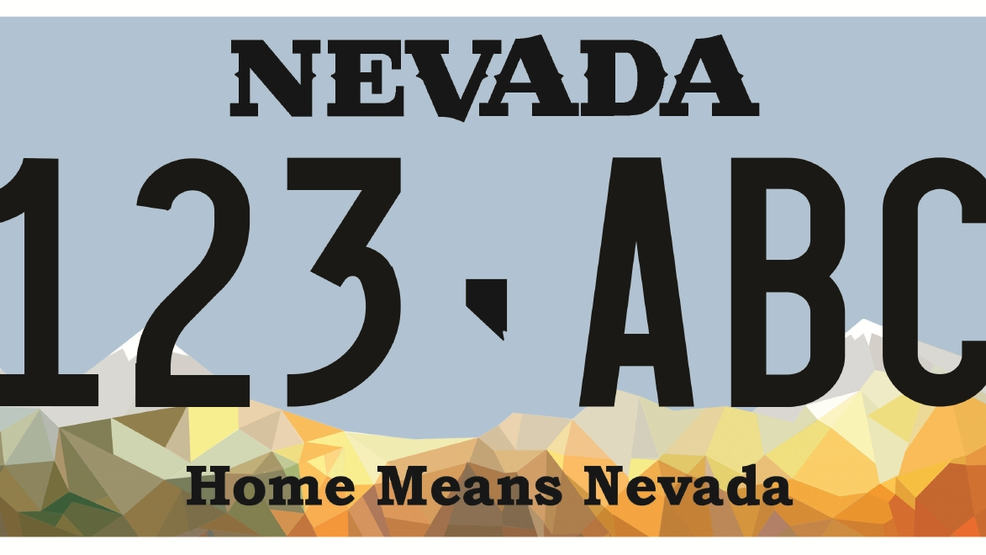 DMV unveils new standard 'Home Means Nevada' license plate KRNV