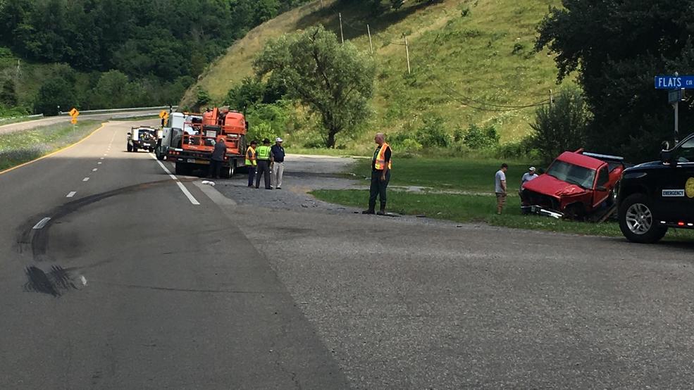 Crews working to clean up diesel spill after accident in Russell County