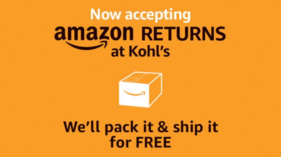 Kohl's is now accepting Amazon returns, and they'll even pack and ship it for free WSBT