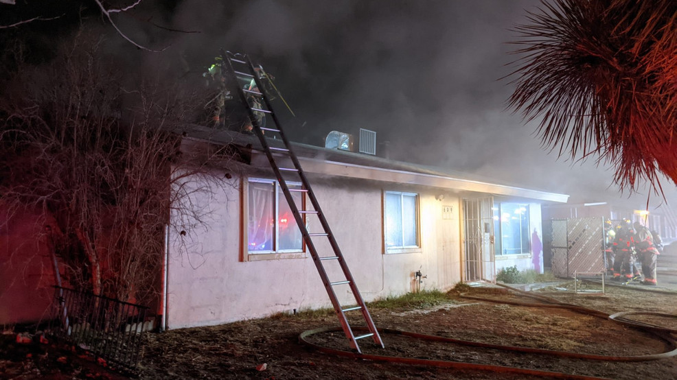 Fire crews Attic damaged in west valley house fire KSNV