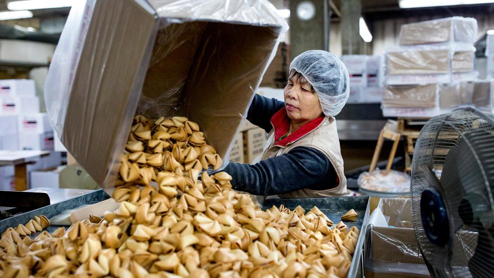 International District noodle factory produces 80,000 fortune cookies