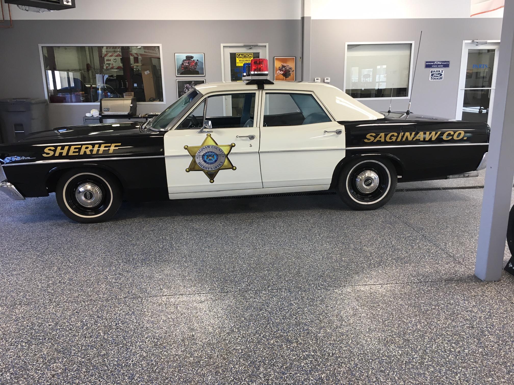 GALLERY Saginaw County Sheriff's vintage patrol car WEYI