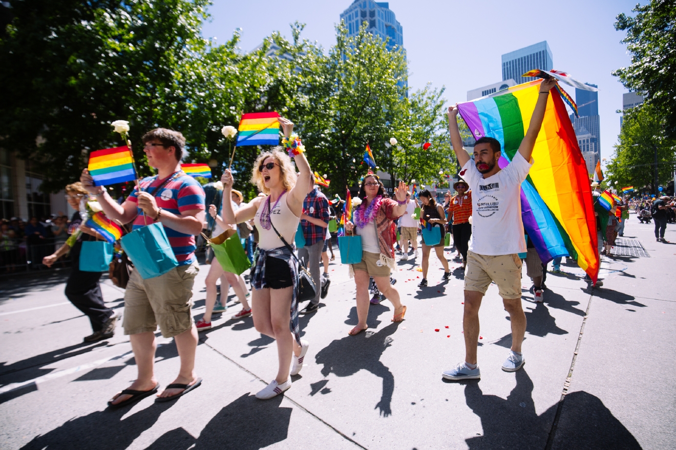 Photos Seattle celebrates at 2016 Pride Parade Seattle Refined