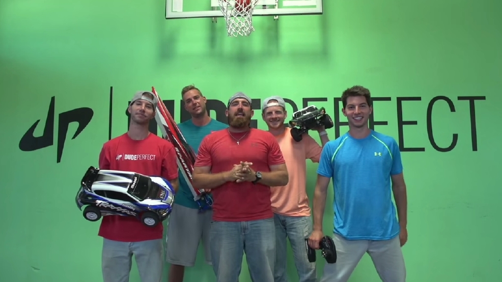 dude perfect rc car battle