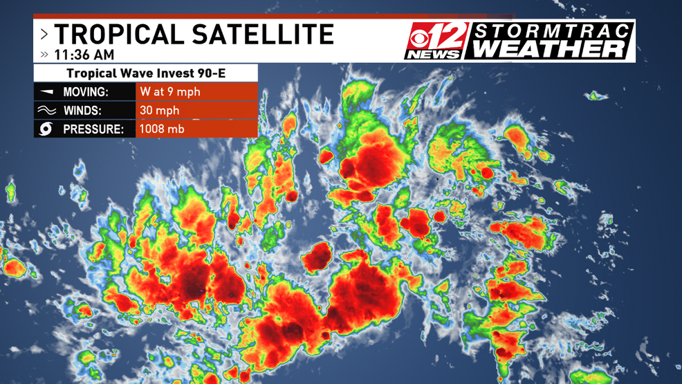 First area of investigation designated for Eastern Pacific Hurricane