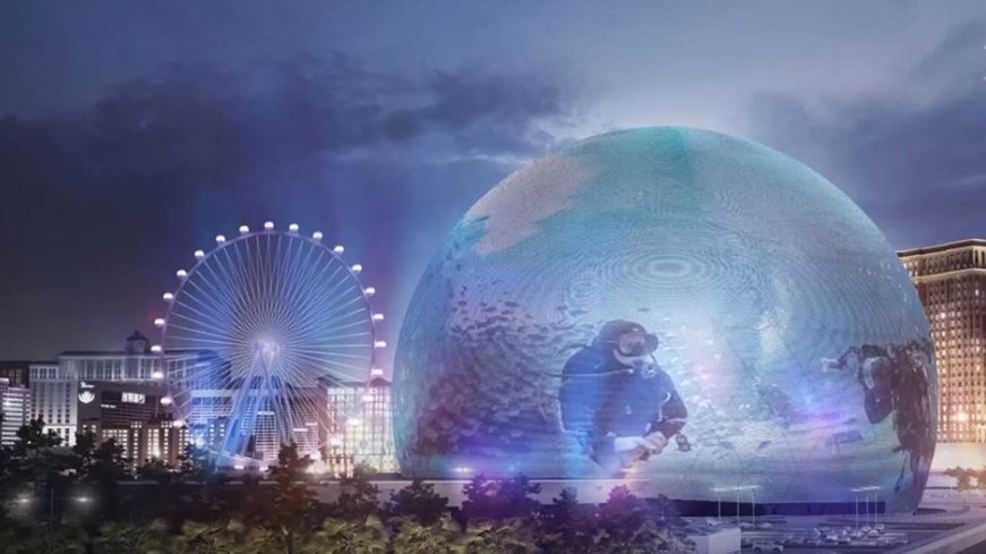 MSG Sphere begins to take its place on the Las Vegas Strip - News3LV thumbnail