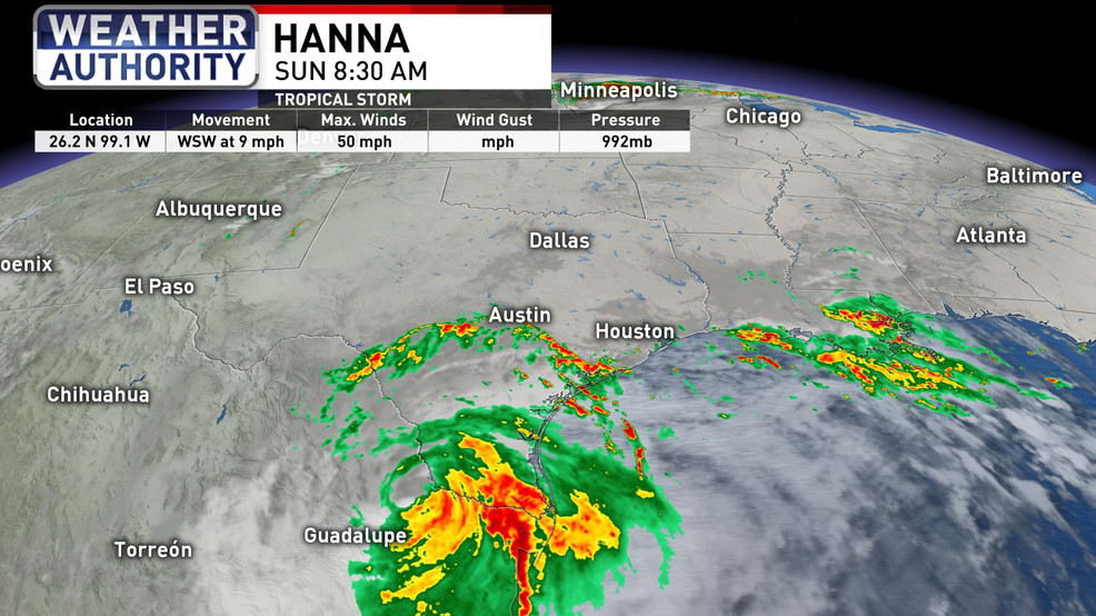 Hanna Moves Inland as Tropical Storm WBFF