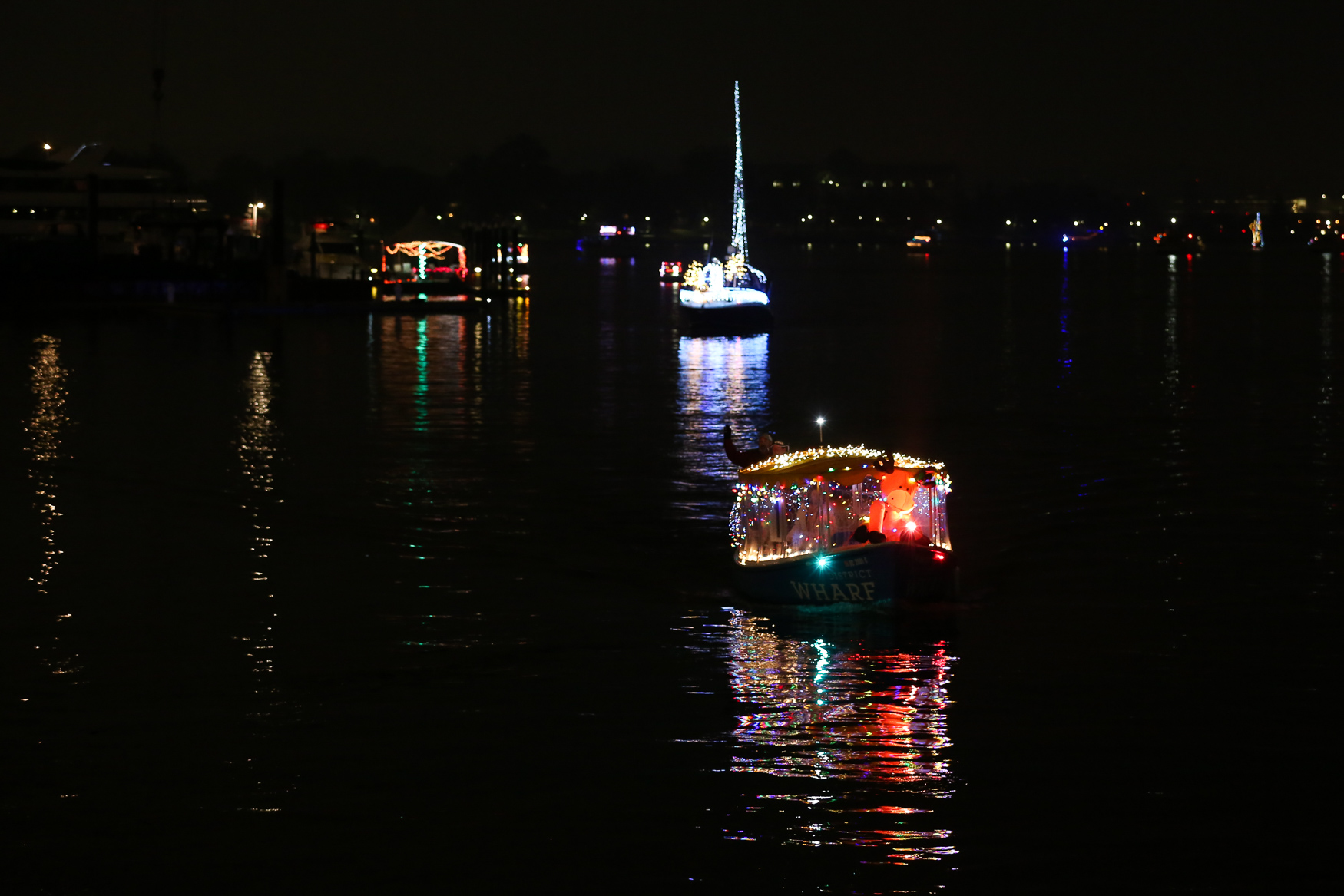 The Wharf's delightfully bright holiday boat parade in photos DC Refined