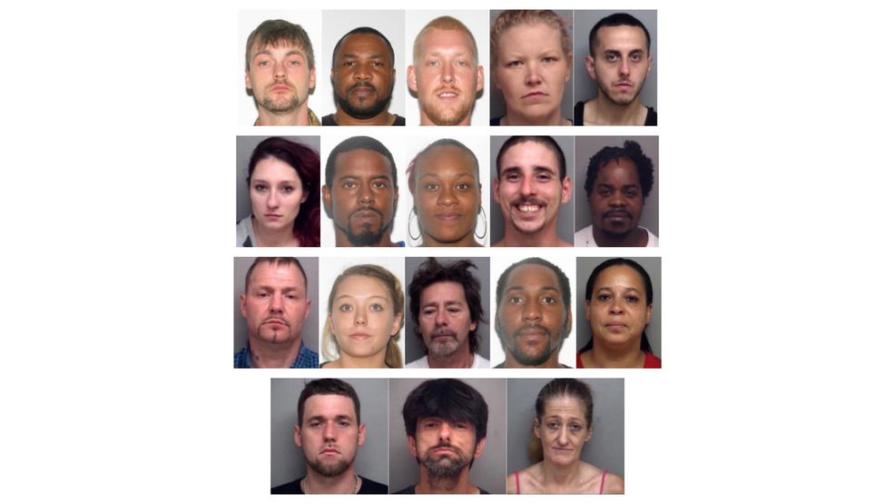 44 Facing 123 Charges After Huge Drug Bust In Henry County 18 Still Wanted Wset