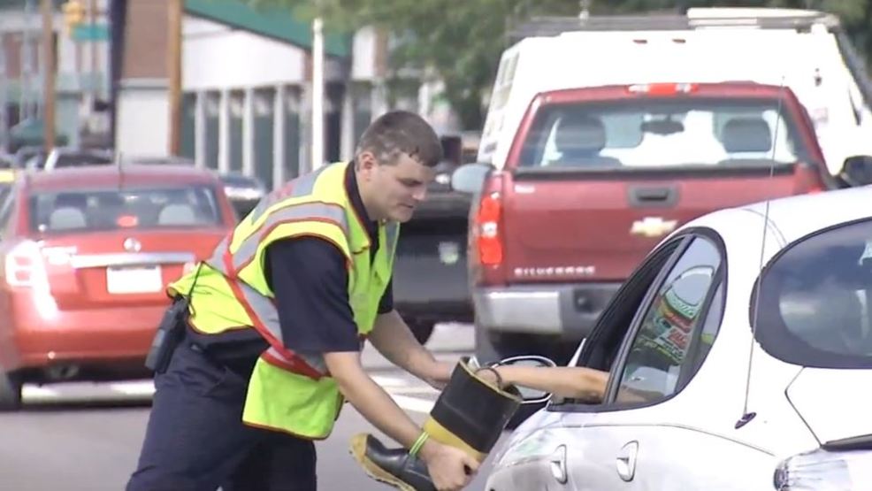 Huntington firefighters collecting money in muscular dystrophy boot