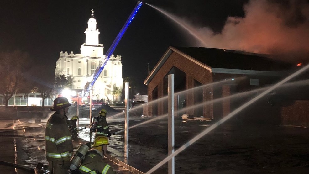 LDS Church reacts to fire that burned down St. church KUTV