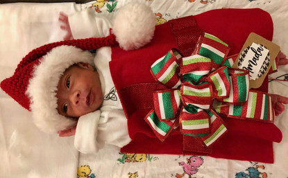tiny baby christmas dress