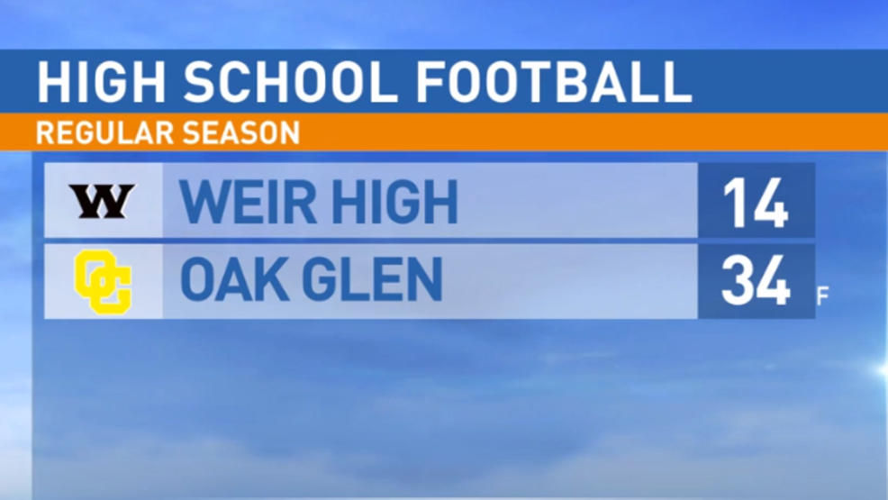 8.30.19: Weir High at Oak Glen
