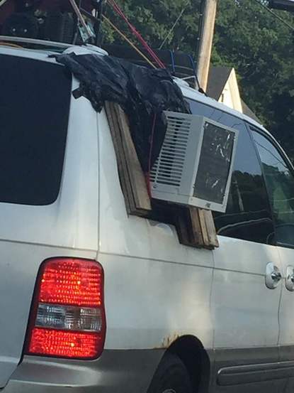 makeshift car ac