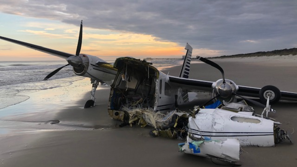 Plane Crash Wreckage Washes As Near Springmaid Pier Wpde Plane Crash Wreckage Washes As Near Springmaid Pier