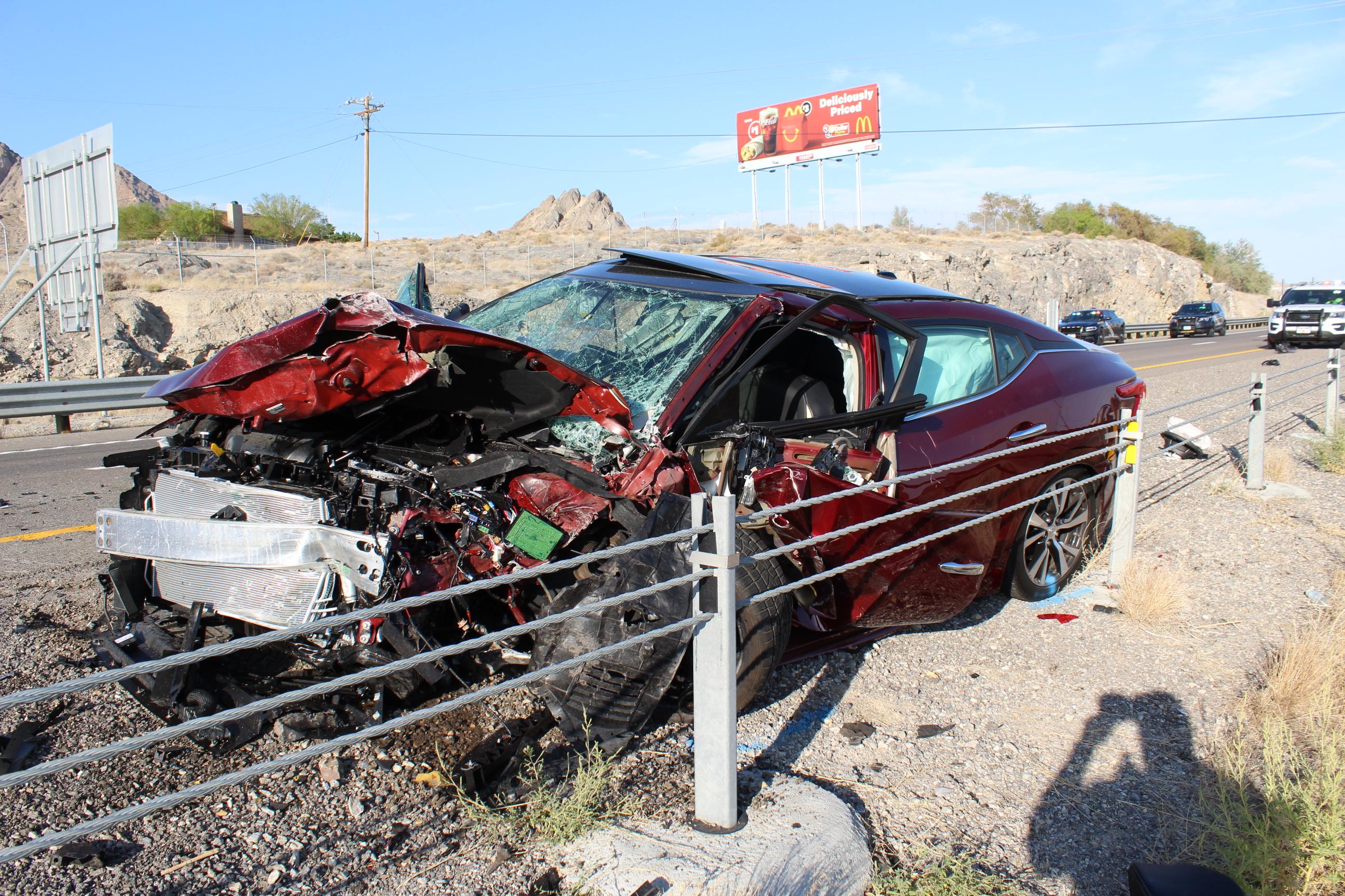 two people were killed and two were injured in a crash involving